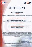 Sistem de Management al Sanatatii si Securitatii Operationale ISO18001